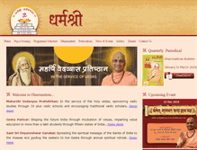 Tablet Screenshot of dharmashree.org